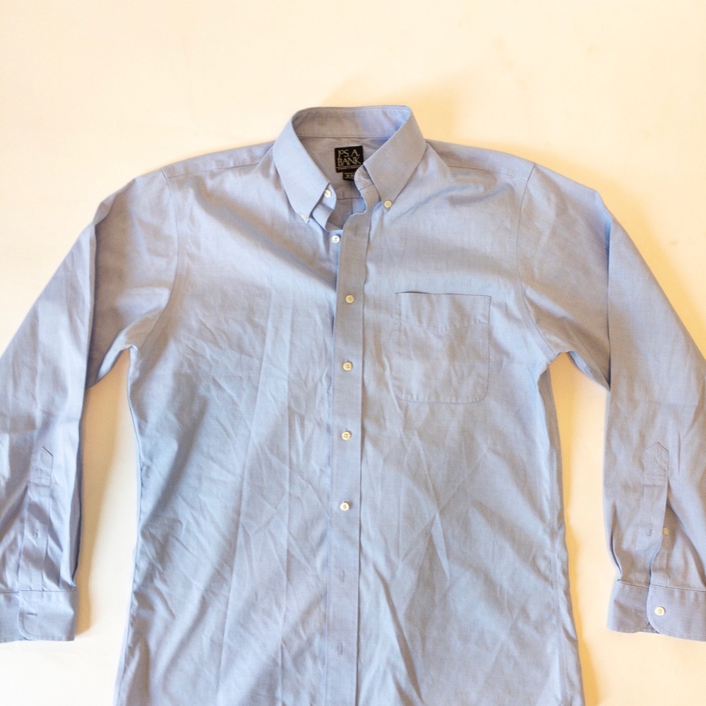 💼 JOS A BANK Tailored Dress Shirt 16 / 35 - Picture 1 of 3